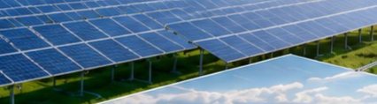 Utility-scale solar array